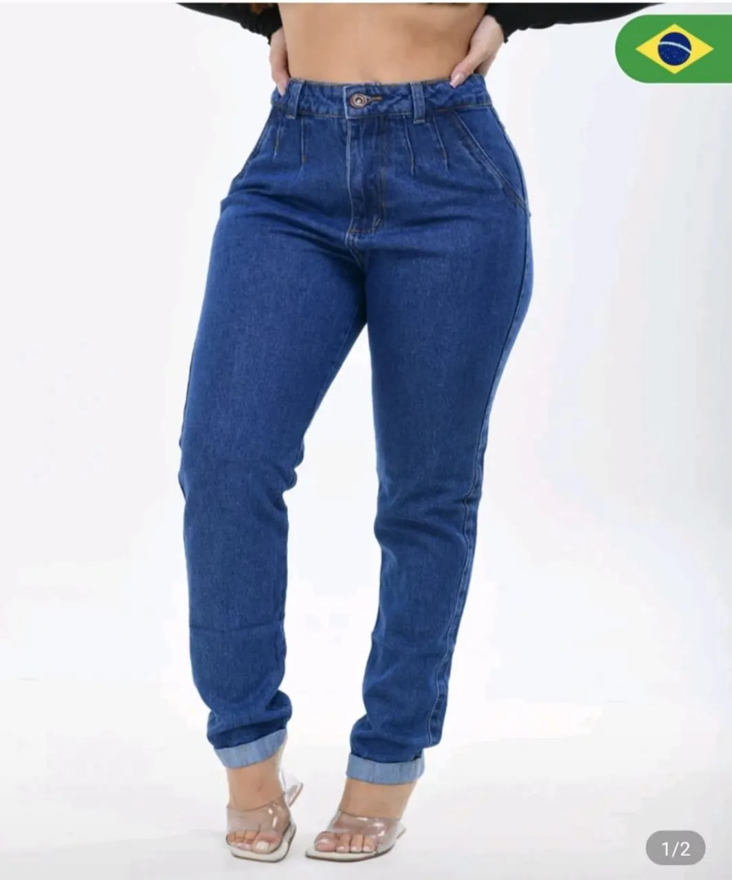 Calça Jeans Azul Feminina