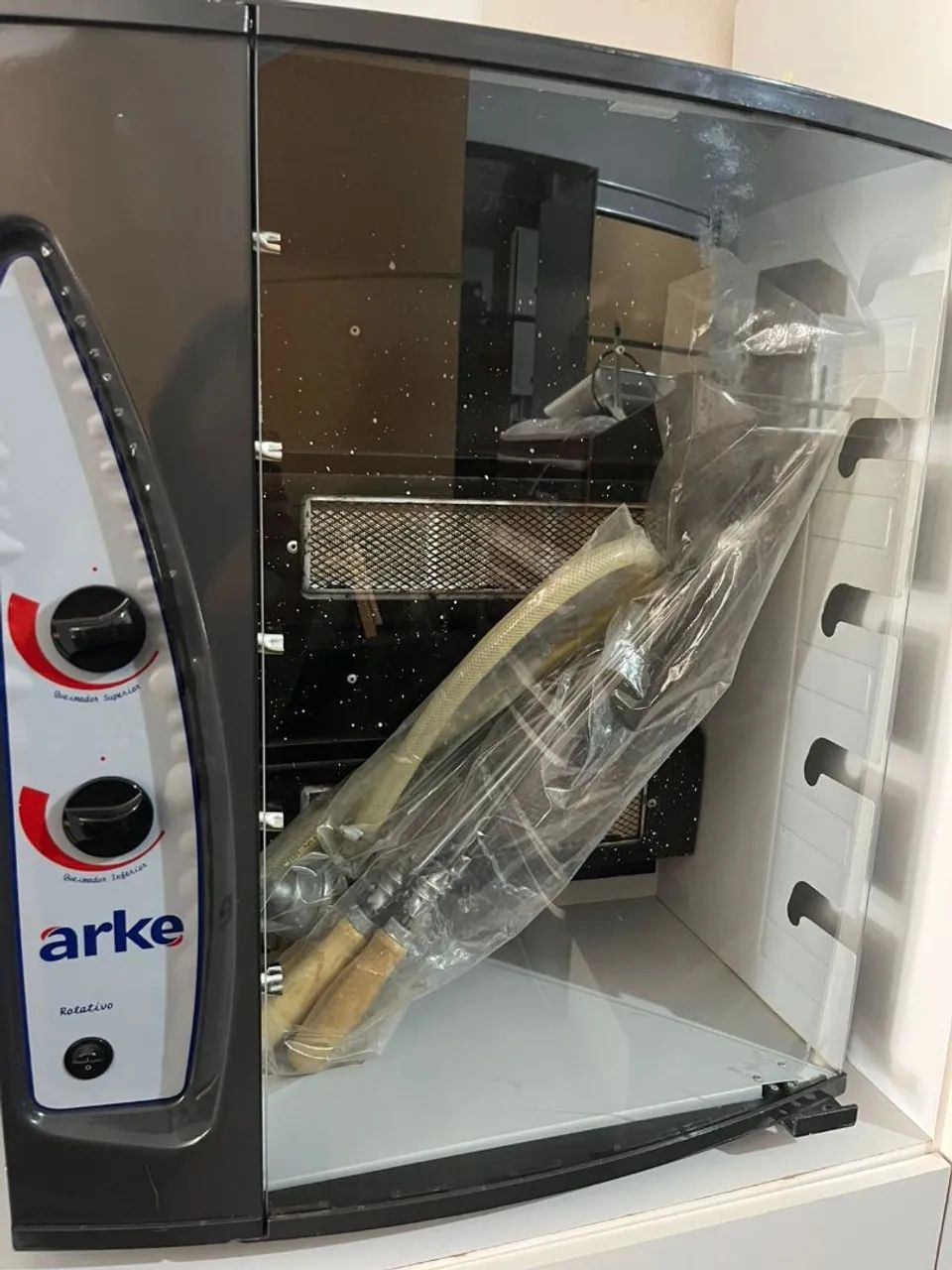Churrasqueira elétrica e máquina de assar franco 2 em 1 com garantia e entrega gratis 