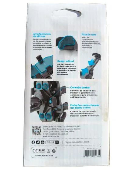 Suporte de Celular para Moto e Bicicleta LE-114 - It-Blue qualidade Premium - Foto 4