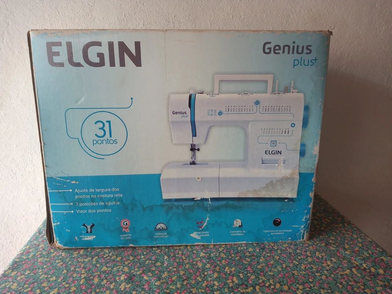 Maquina de costura Elgin Genius plus