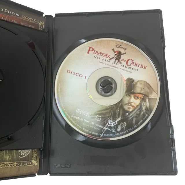 DVD Piratas Do Caribe 4 Navegando em Águas Misteriosas Original