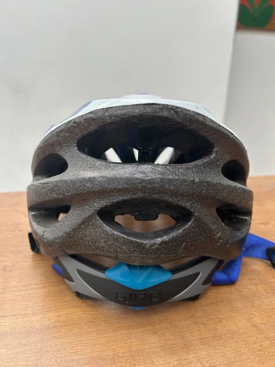 Capacete Giro Indicator - Azul e Branco - Foto 5