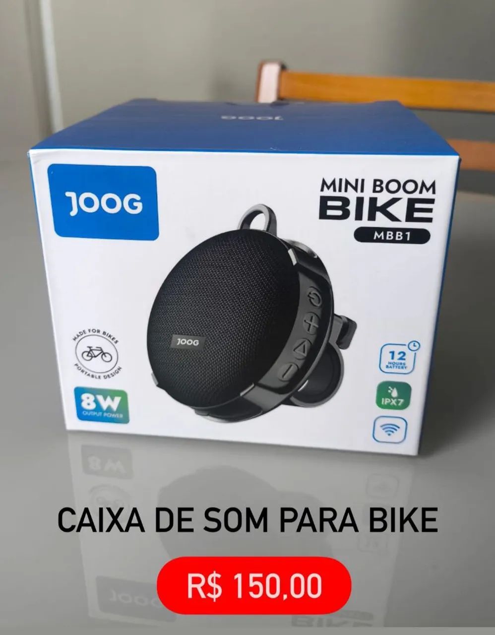 Caixa de som para bike