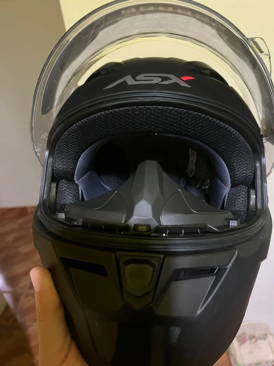 Capacete KSV ASX Preto (nunca foi usado) tamanho 58