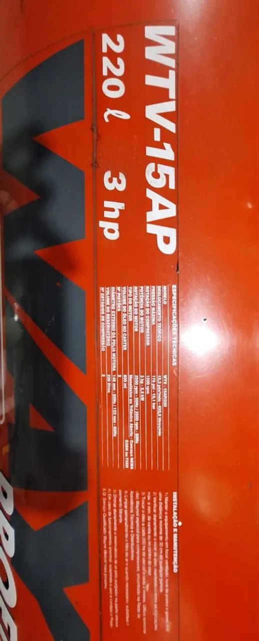 Compressor de ar wayne  220 litros - Foto 2