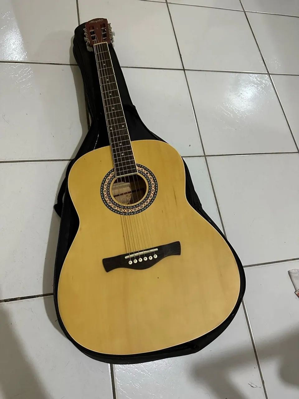 Violão Memphis AC-40 com cordas de aço  - Foto 2