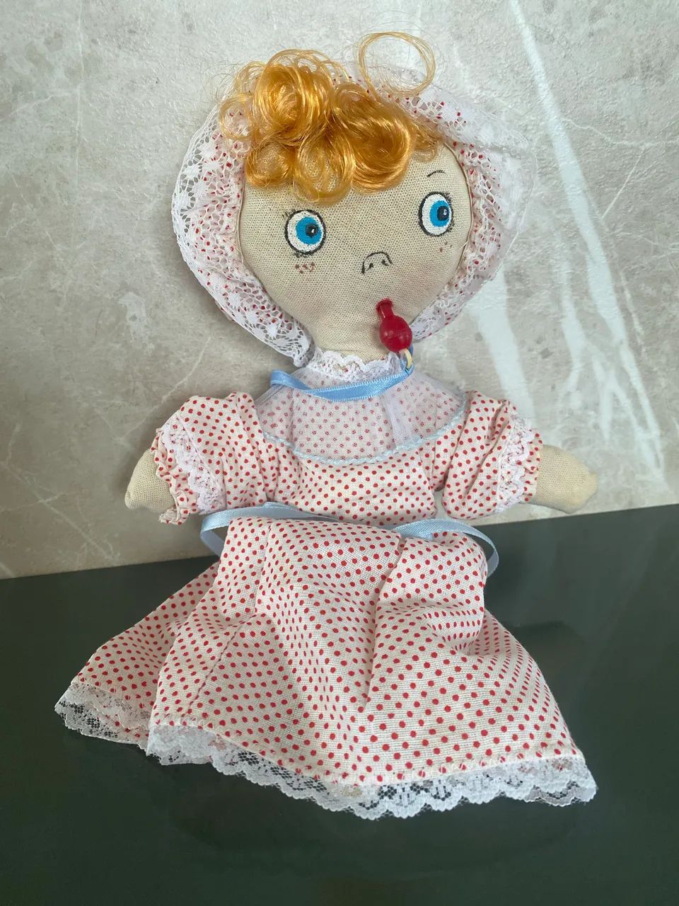 Boneca de pano antiga 