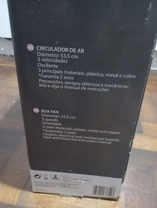 Ventilador de Mesa - na caixa novo  - Foto 5