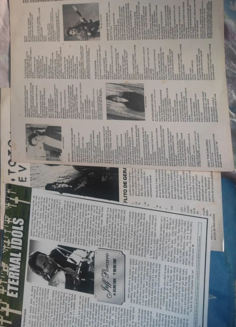 Vinil Toto - The Seventh One - 1987 analógico LP - Foto 4