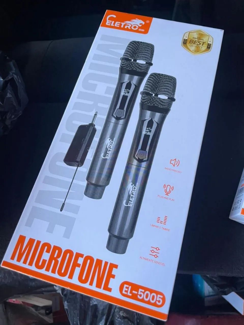 Microfone Sem Fio ELETRO EL-5005