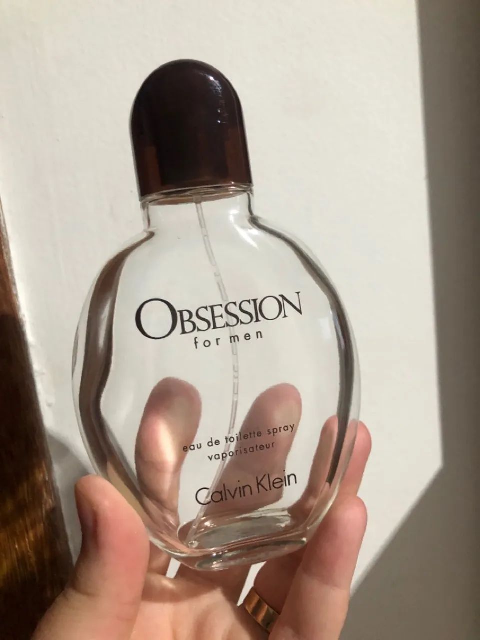 Frasco puro do Perfume Obsession for Men Calvin Klein 125ml