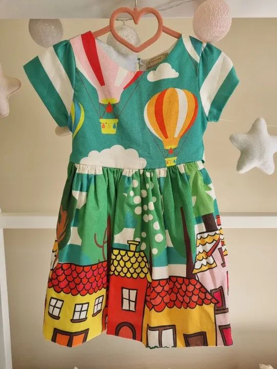 Vestido multicolorido Arcobaleno