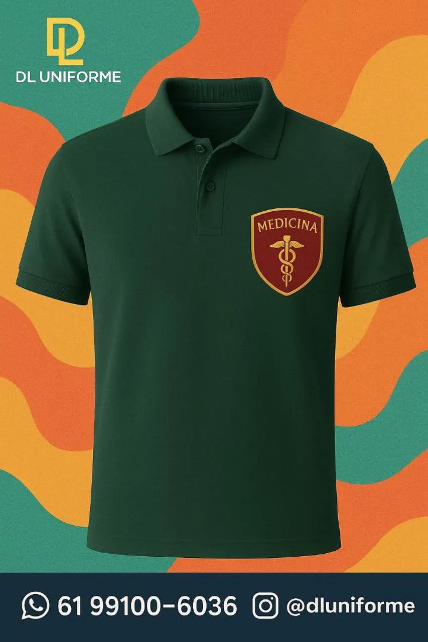 Gola Polo Bordada Profissões  - Foto 2