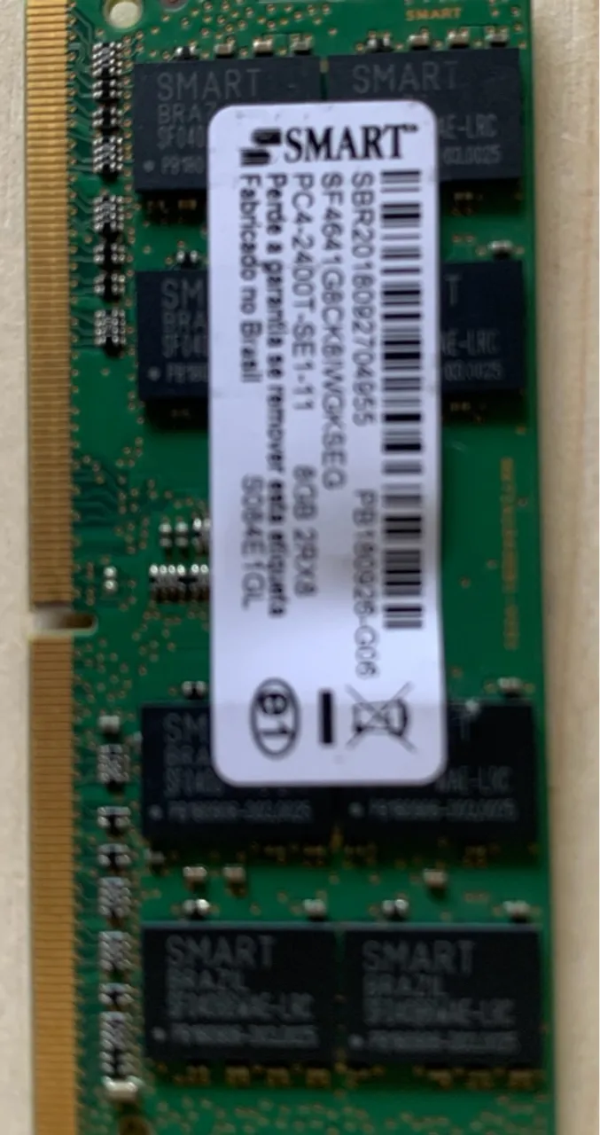 Memória RAM Smart 8GB DDR4