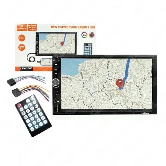 Multimídia 1 DIN universal Bluetooth 7 polegadas espelhamento 