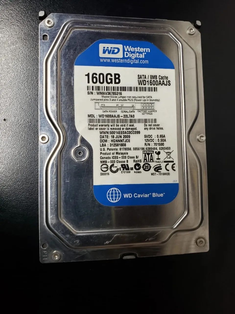 HD MOD. WD1600AAJS-22L7A0 150,00 - Foto 2