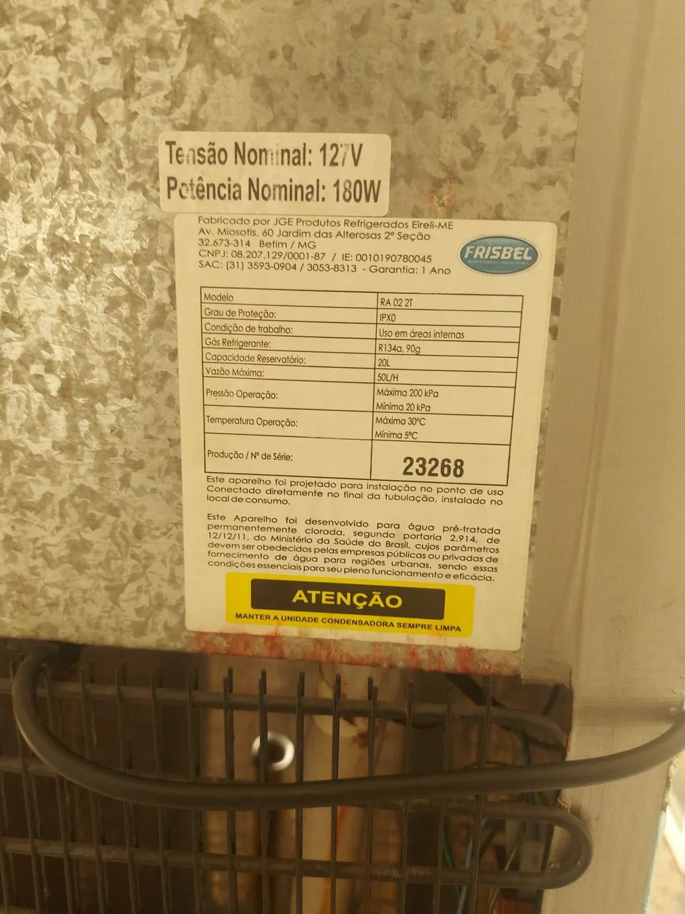 Bebedouro Frisbel 25L aço inox - Foto 5