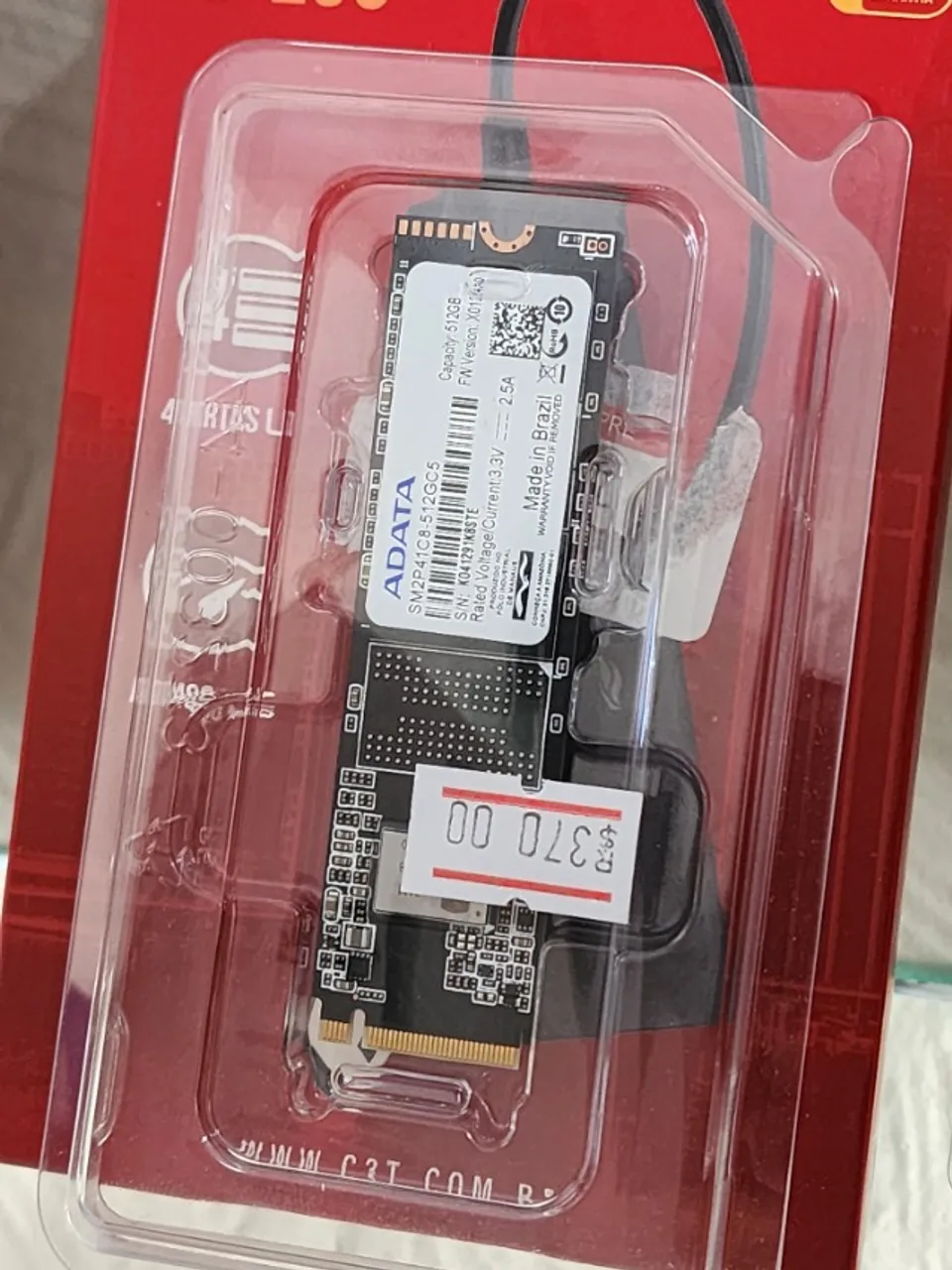 SSD Adata NVMe PCIe 4.0 x4 M.2 2280 512GB