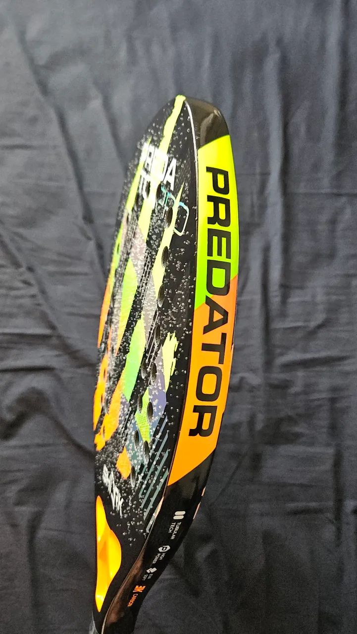 Raquete de Beach Tennis Shark Predator Pro 22mm 2025 Nova - Foto 3