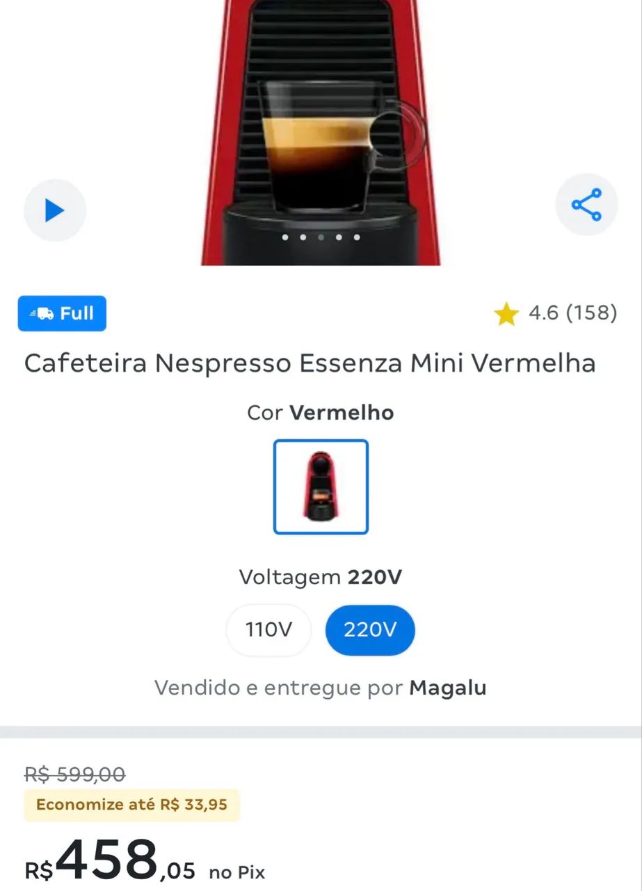Cafeteira nespresso - Foto 4