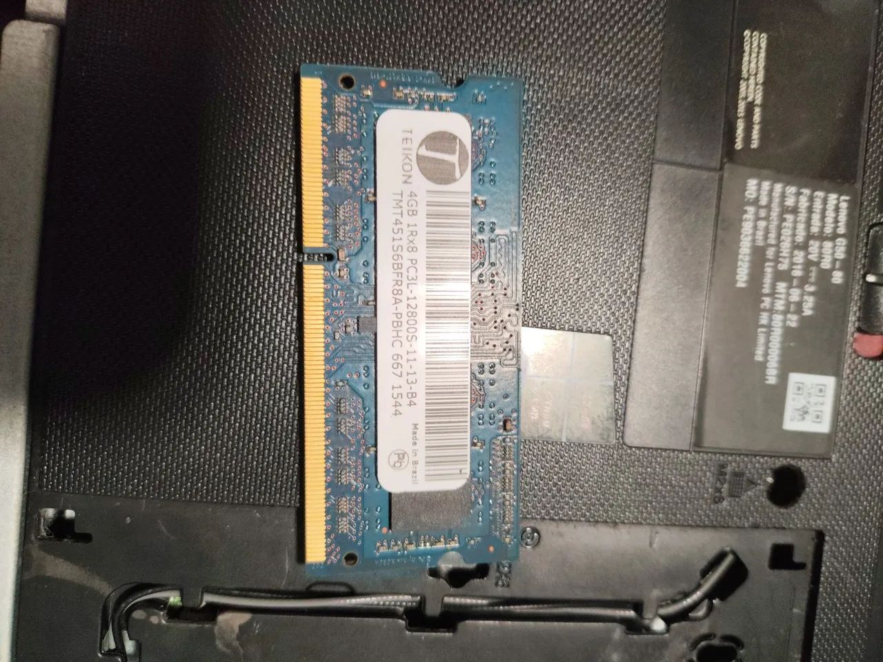 Memória RAM DDR3L 4GB 1600MHz Notebook