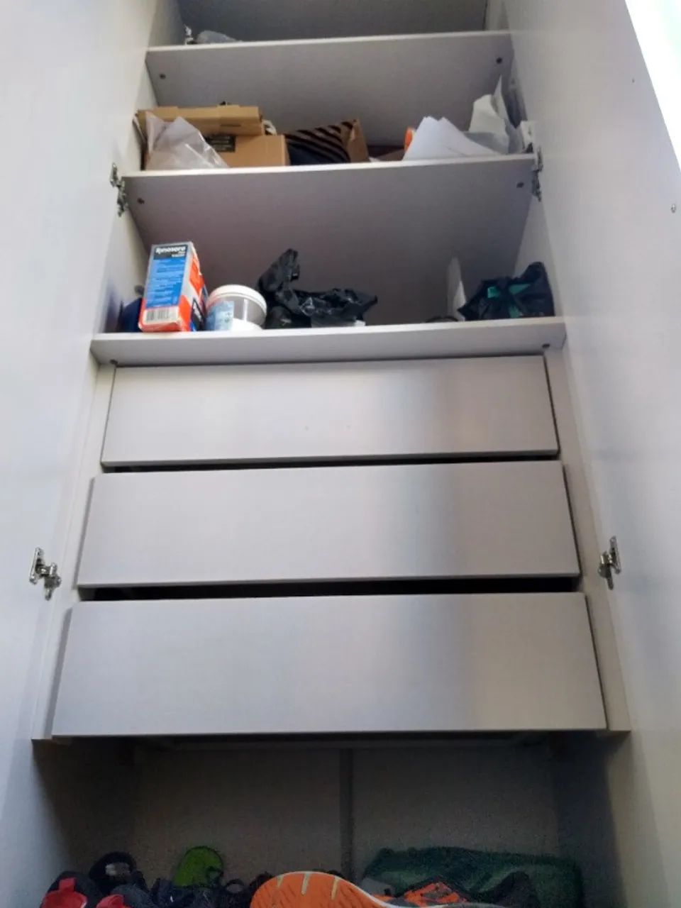 GUARDA-ROUPA 4 PORTAS BRANCO (ENTREGAMOS) - Foto 3