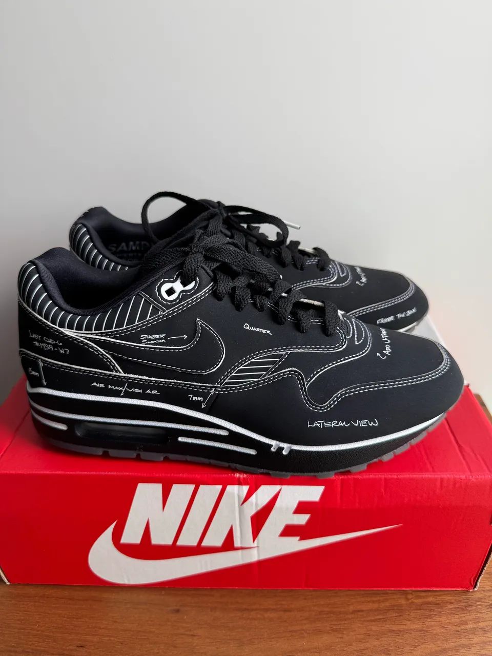 Air Max 1 Sketch To Shelf Black - Foto 3