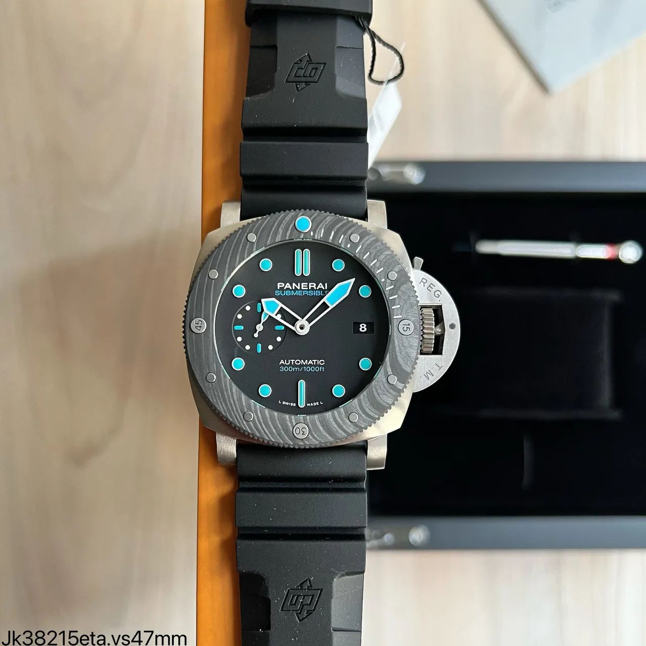 Relógio panerai submercible carbotech 47mm - Foto 2