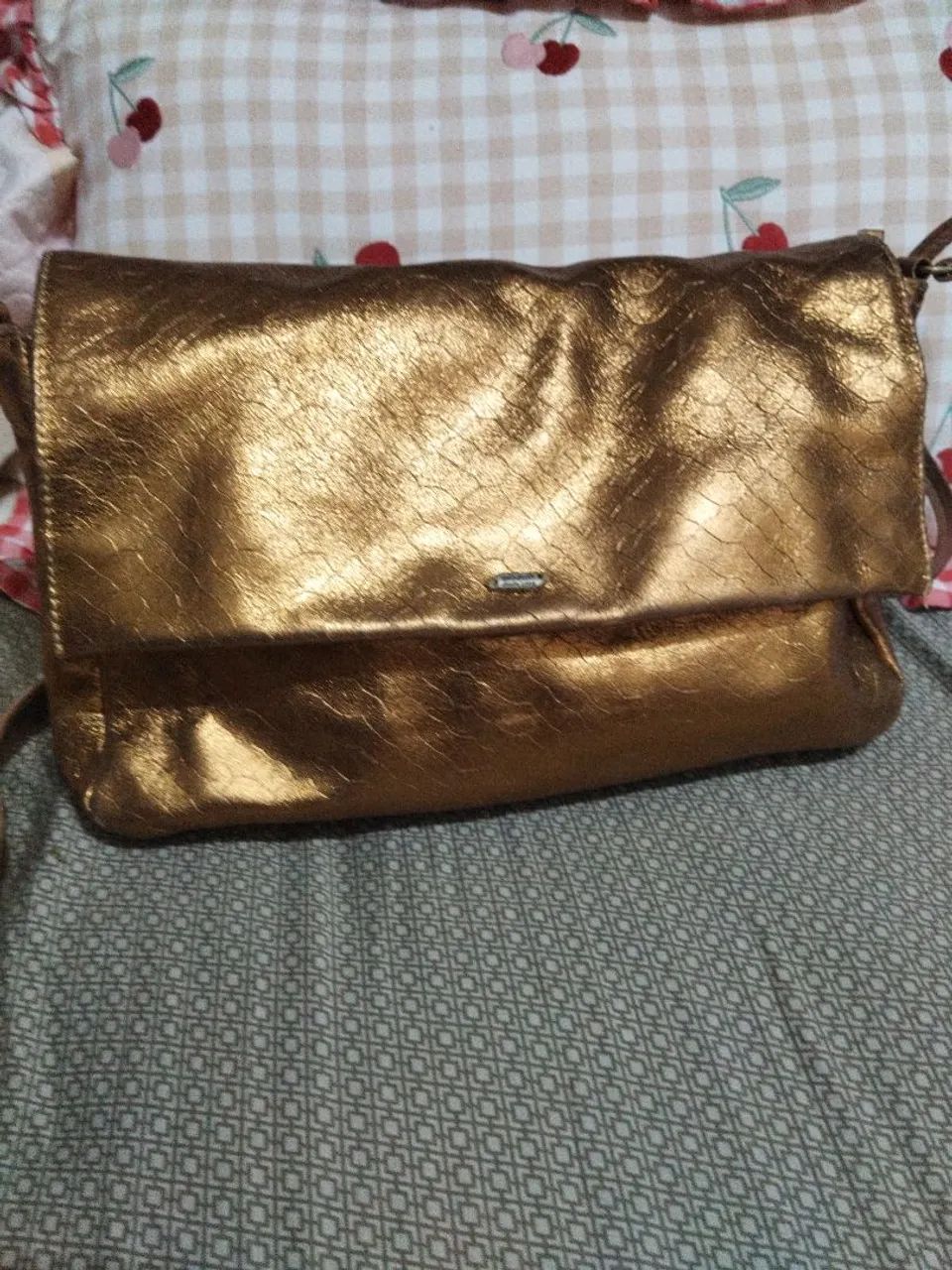 Bolsa couro Via mia 