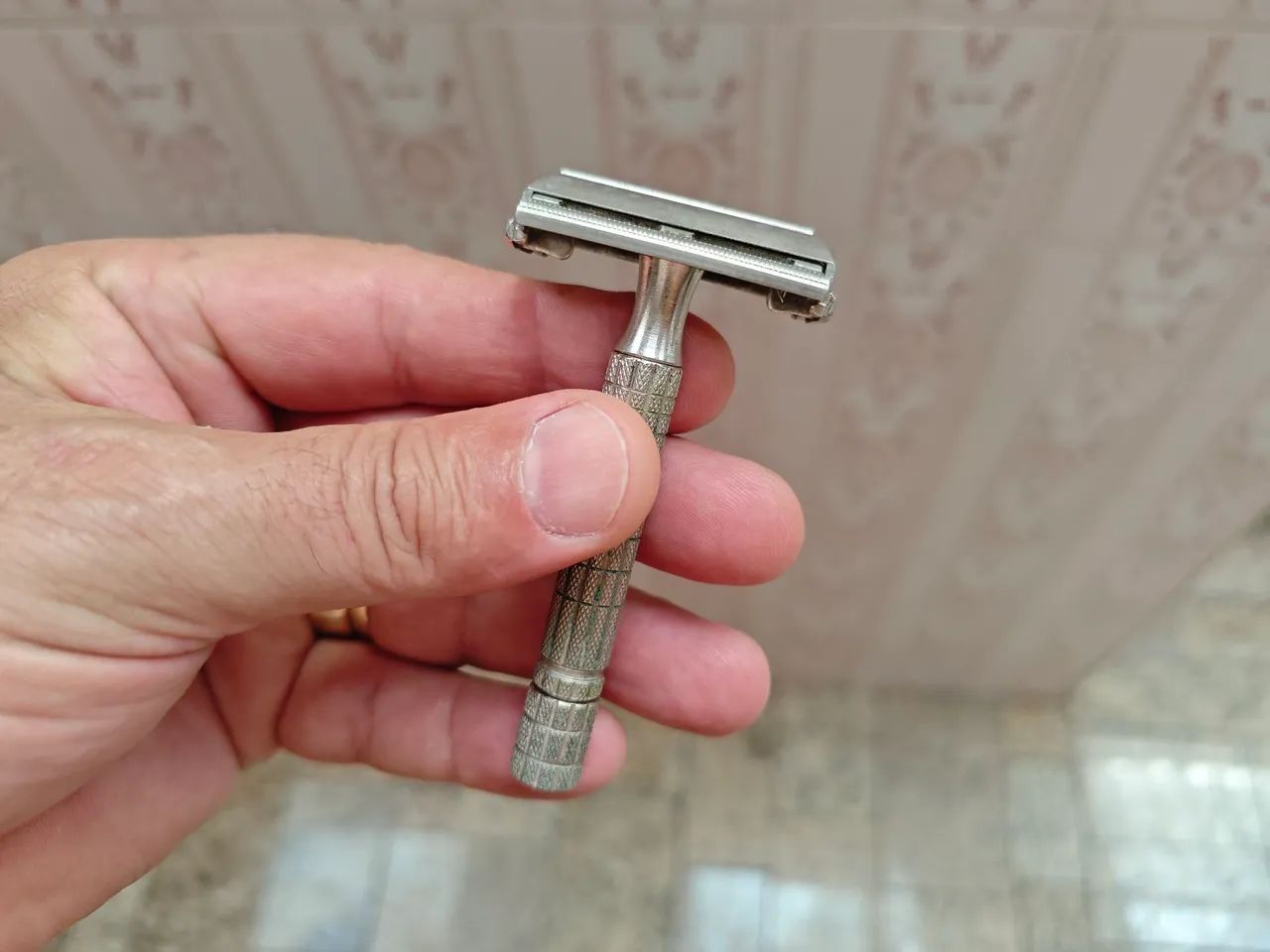 Antigo Barbeador de Lamina