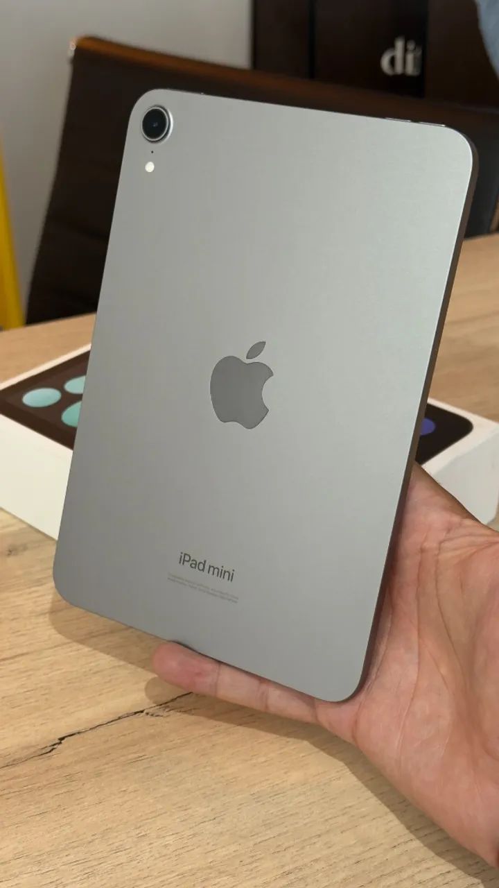 iPad Mini 7 128GB 8.3 Pol Space Gray - Bateria 100%! Loja física