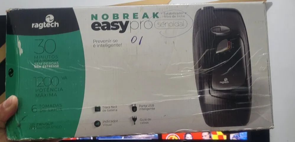 Nobreak Senoidal Puro Ragtech 1200va - Foto 2