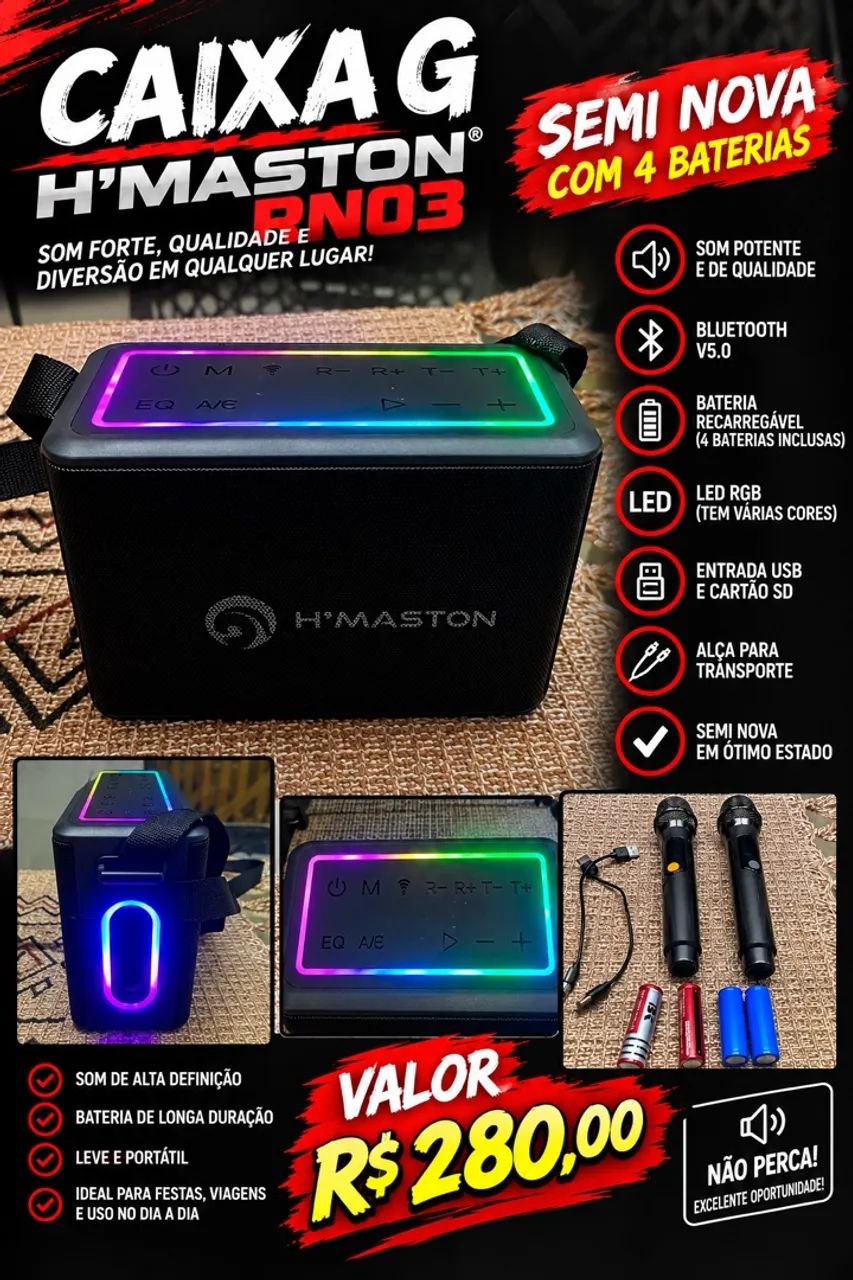 Caixa de som hmaston