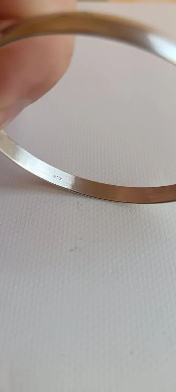 BRACELETE DE PRATA 925 COM OURO 18K  - Foto 5