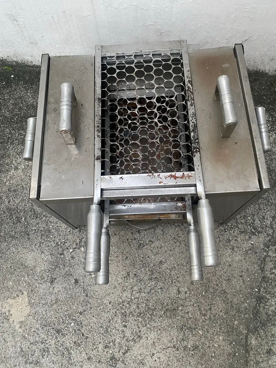 Churrasqueira sem fumaça de Aço inoxidável  - Foto 4