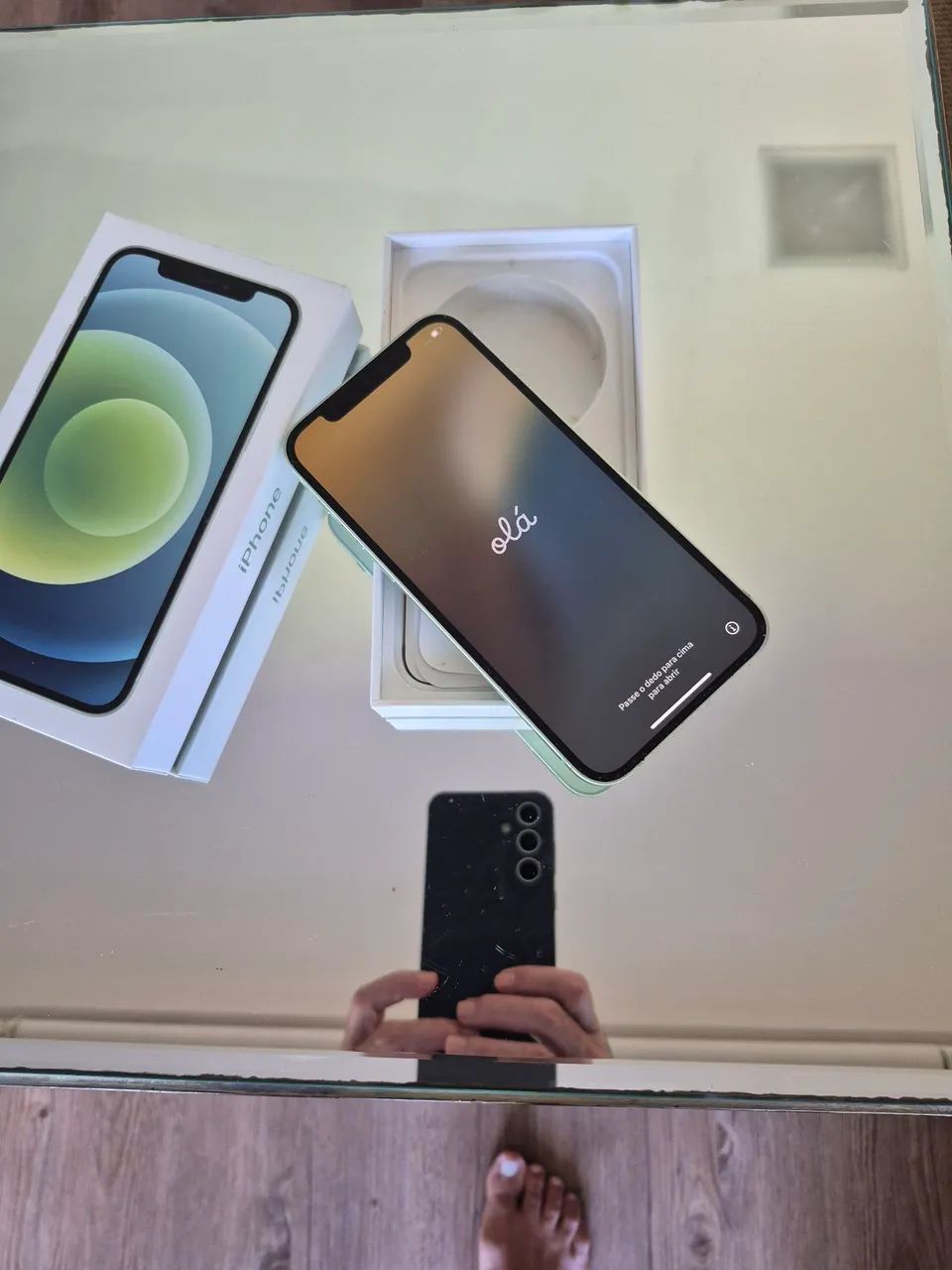 Iphone 12 64GB Verde Água na Caixa - Foto 3