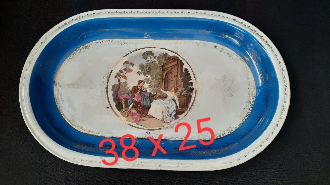 Travessa de louça antiga  - Foto 2