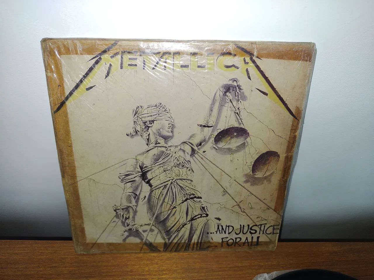 Justice for All Metálica LP Disco de vinil, original.
