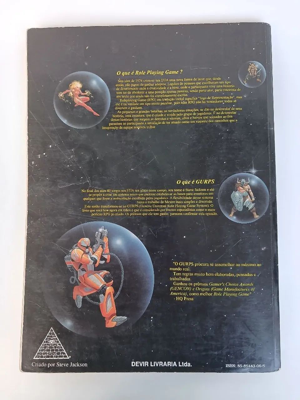 RPG Gurps Módulo Básico segunda edição, com escudo - Foto 5