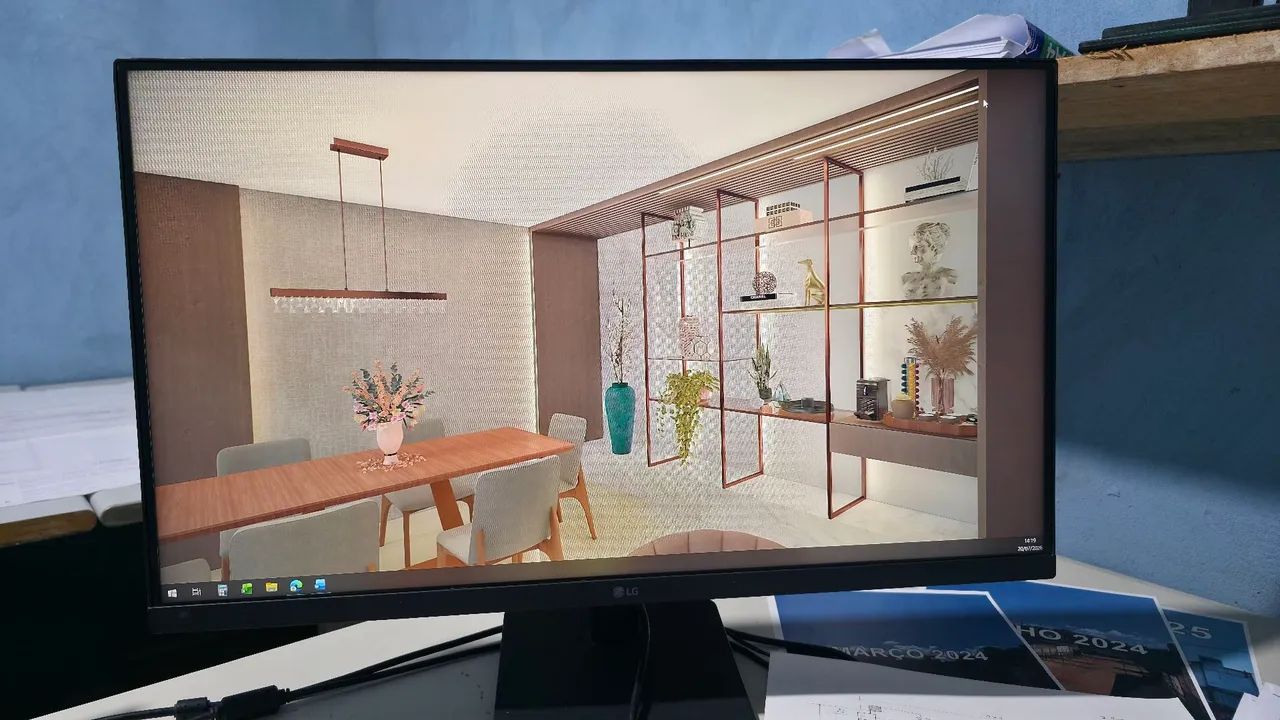 Monitor LG 27 polegadas 75Hz perfeito - Foto 4