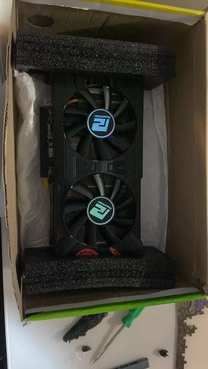 RX570 4GB OC POWERCOOLOR, FUNCIONANDO PERFEITAMENTE