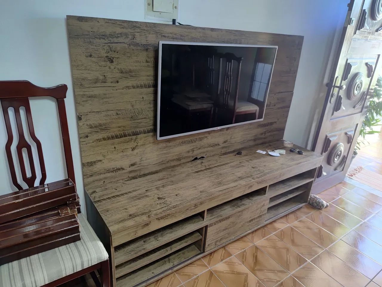 Rack e painel (conjunto). - Foto 3