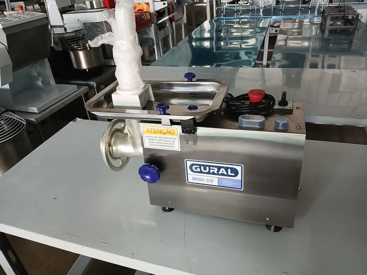 Moedor de Carne Profissional Boca 10 Gural - Foto 4