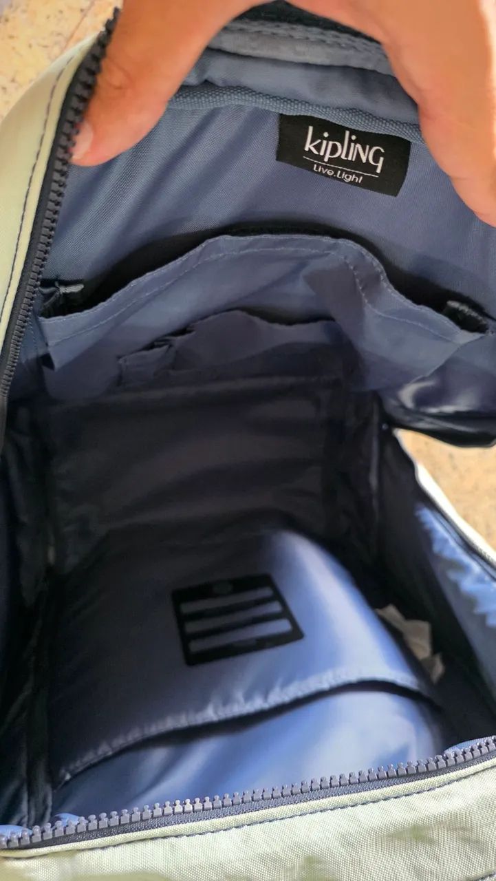 Mochila kipling escolar com rodinha - Foto 5