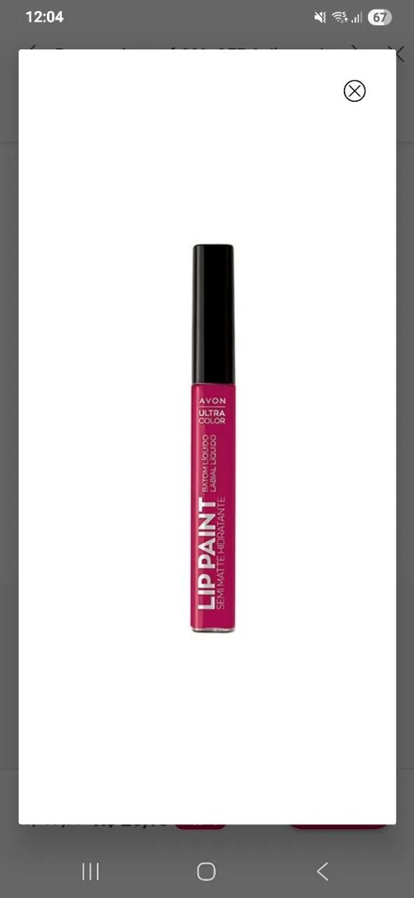 Vende se batom líquido semi matte avon