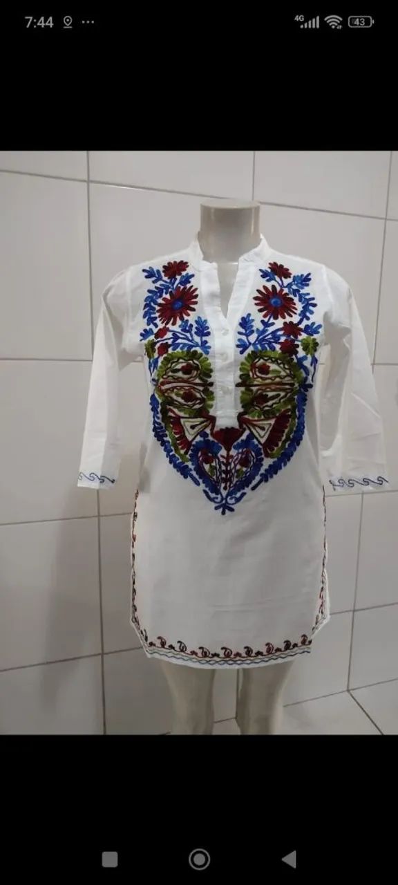Promoção Geral Batas e chamises indianos 