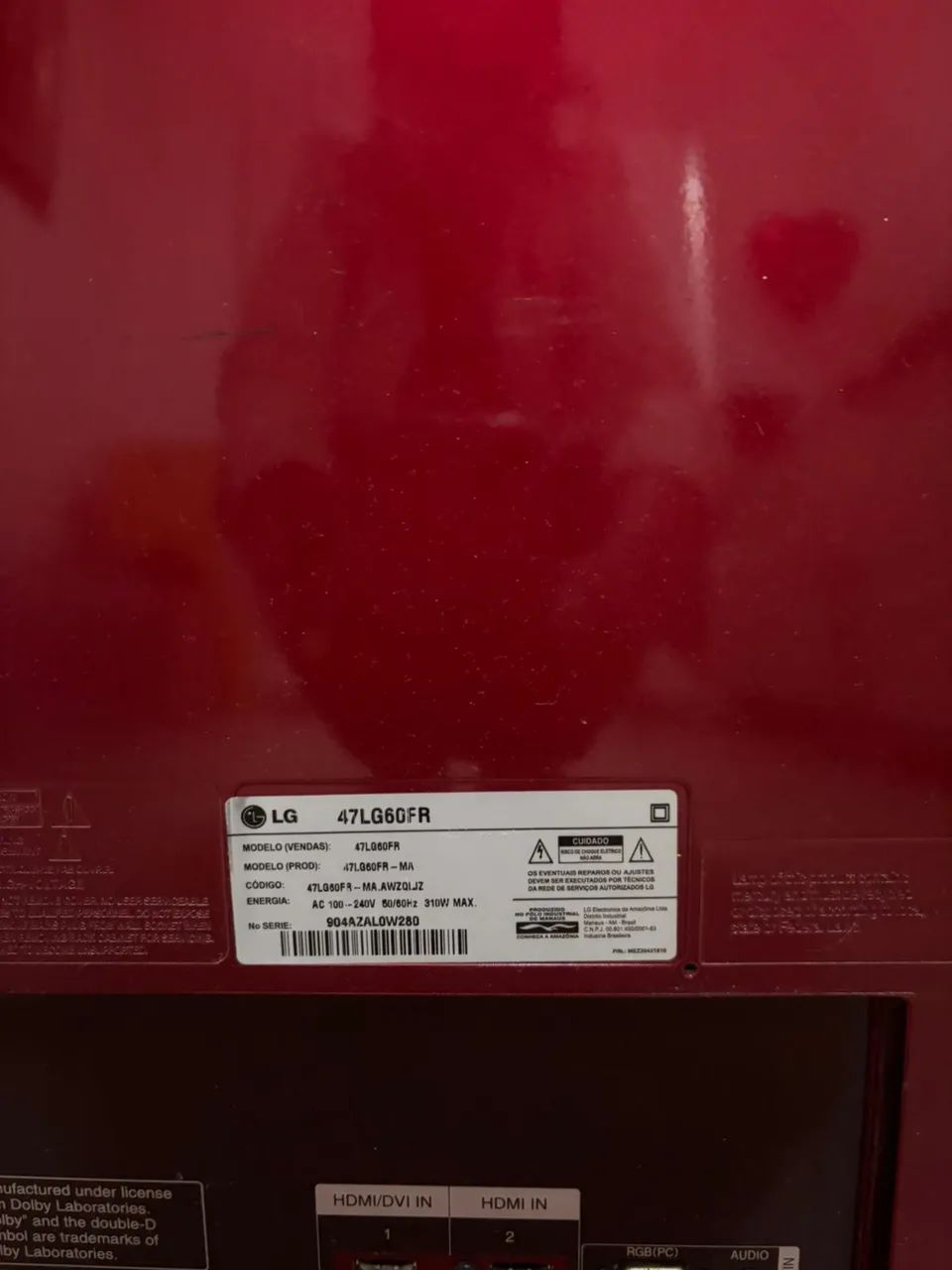 Vendo peças - A TV LG 47LG60FR (série Scarlet) é uma LCD de 47 polegadas  - Foto 3