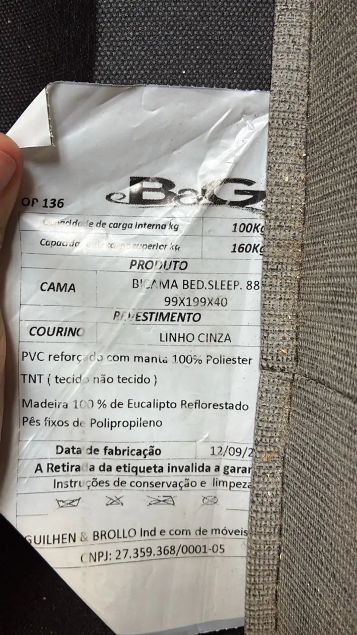Bicama base solteiro  - Foto 4