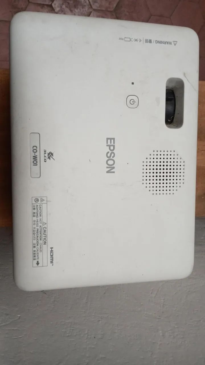 Projetor Epson branco. - Foto 3