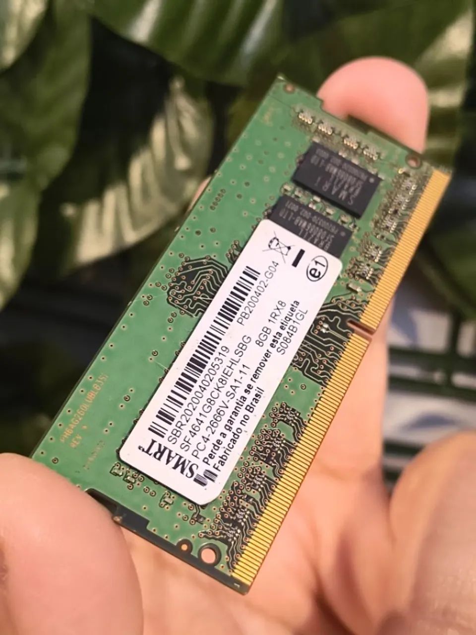 Memória RAM DDR4 8gb Smart p/Notebook 